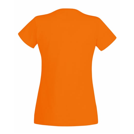 Fruit Of The Loom Ladies/Womens Lady-Fit Valueweight Short Sleeve T-Shirt (Pack Of 5) (Orange) - Image 2