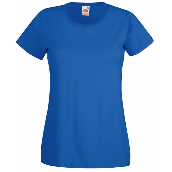 Fruit Of The Loom Ladies/Womens Lady-Fit Valueweight Short Sleeve T-Shirt (Pack Of 5) (Royal) - Image 1