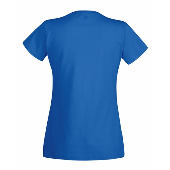 Fruit Of The Loom Ladies/Womens Lady-Fit Valueweight Short Sleeve T-Shirt (Pack Of 5) (Royal) - Image 2
