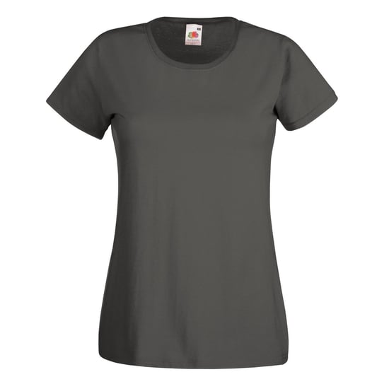 Fruit Of The Loom Ladies/Womens Lady-Fit Valueweight Short Sleeve T-Shirt (Pack Of 5) (Light Graphite) - Image 1