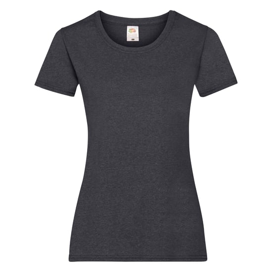 Fruit Of The Loom Ladies/Womens Lady-Fit Valueweight Short Sleeve T-Shirt (Pack Of 5) (Dark Heather) - Image 1