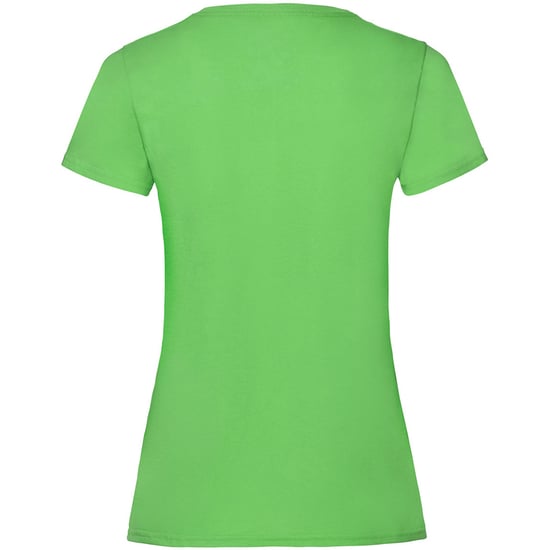 Fruit Of The Loom Ladies/Womens Lady-Fit Valueweight Short Sleeve T-Shirt (Pack Of 5) (Lime) - Image 2