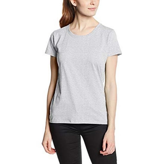 Fruit Of The Loom Ladies/Womens Lady-Fit Valueweight Short Sleeve T-Shirt (Pack Of 5) (Heather Grey) - Image 3