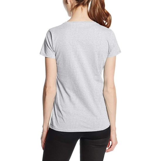 Fruit Of The Loom Ladies/Womens Lady-Fit Valueweight Short Sleeve T-Shirt (Pack Of 5) (Heather Grey) - Image 2