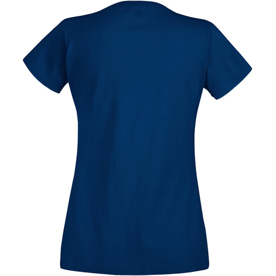 Fruit Of The Loom Ladies/Womens Lady-Fit Valueweight Short Sleeve T-Shirt (Pack Of 5) (Navy) - Image 2