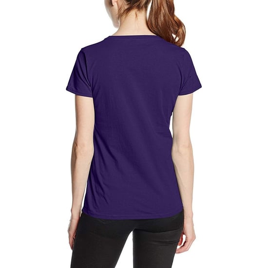 Fruit Of The Loom Ladies/Womens Lady-Fit Valueweight Short Sleeve T-Shirt (Pack Of 5) (Vintage Heather Navy) - Image 3