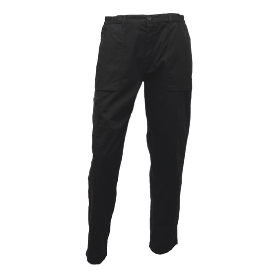 Regatta Mens New Action Trouser (Long) / Pants (Black) - Image 1