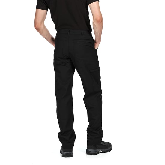 Regatta Mens New Action Pants (Black) - Image 3