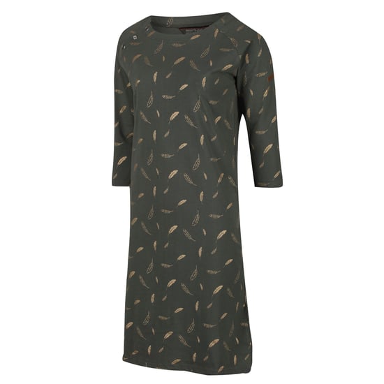 Regatta Womens/Ladies Hatsy Printed Dress (Thyme Leaf)