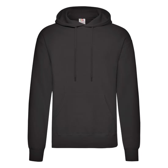Fruit Of The Loom Unisex Adults Classic Hooded Sweatshirt (Black) - Image 1