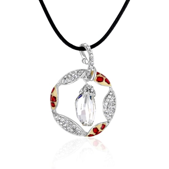 Swarovski Crystal Elements and Rhodium Plated Pendant - Image 1