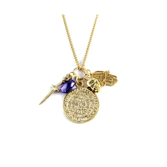 Ettika - Royal Charm's Choker Necklace Crystal and Yellow Gold - Image 1