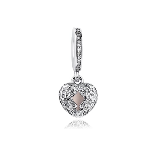 925 Silver Heart Pendant Charms bead - Image 1