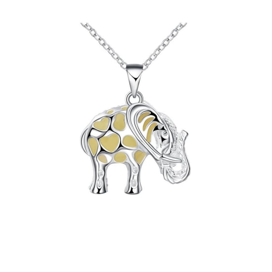Blue Fluorescent Elephant Pendant - Image 1