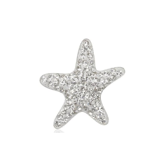 Set Pendant and Earrings White Crystal Stars and 925 Silver - Image 2