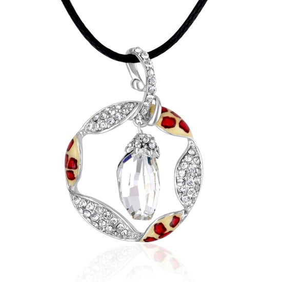 Swarovski Crystal Elements and Rhodium Plated Pendant - Image 2