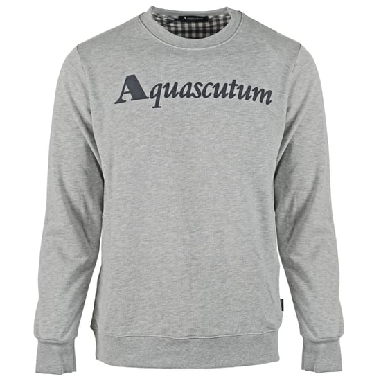 Sudadera Aquascutum Box Logo Gris - Image 1