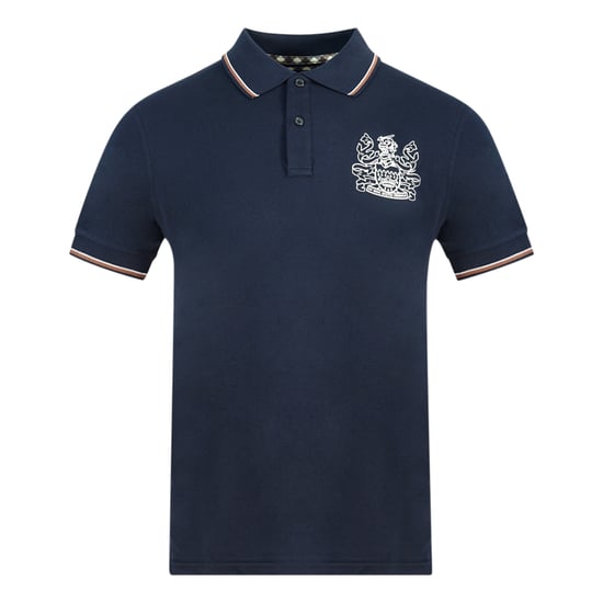 Polo Aquascutum Aldis Crest azul - Image 1