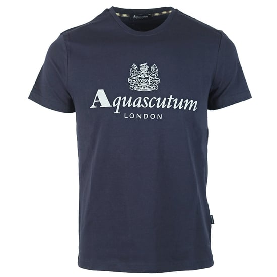 Aquascutum Griffin Logo Navy T-Shirt
