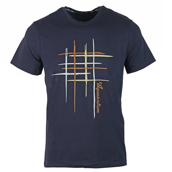 Aquascutum camiseta azul marino con cuello redondo - Image 1