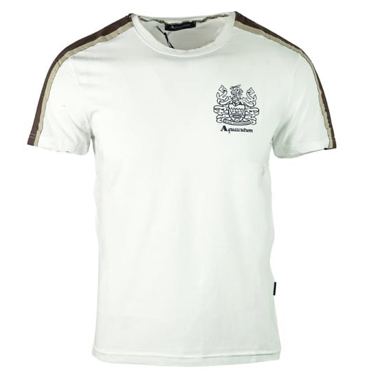 Camiseta Blanca con Rayas en los Hombros de Aquascutum - Image 1