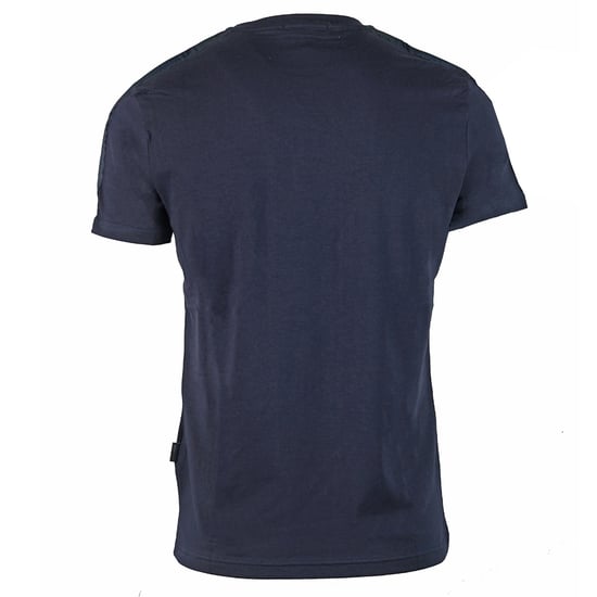 Camiseta de Rayas en el Hombro Azul Marino de Aquascutum - Image 2