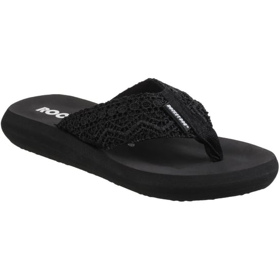 Rocket Dog Sandalias de Tela Tipo Flip Flop Slip On para Mujeres - Image 1