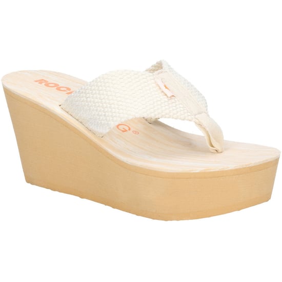 Rocket Dog Womens Diver Webbing Slip On Wedge Flip Flops - Image 1