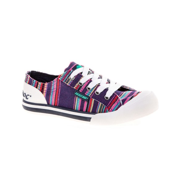 Rocket Dog Womens Jazzin Canvas Aloe Lace Up Trainers