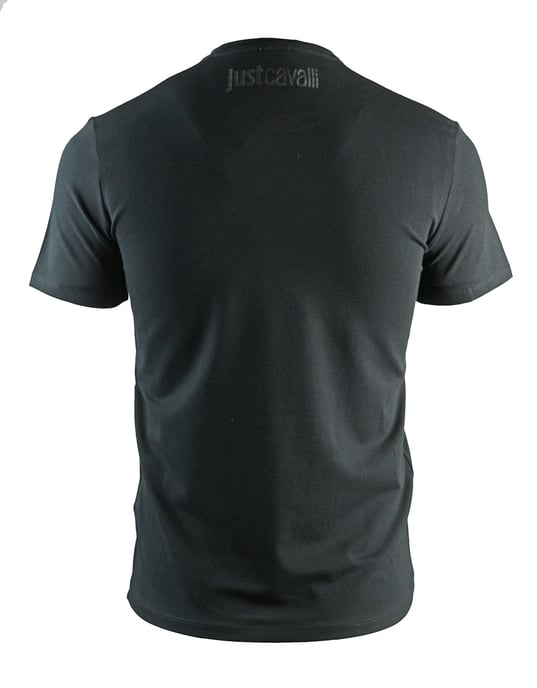 Just Cavalli camiseta negra con logo de serpiente - Image 2