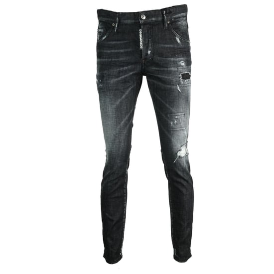 Dsquared2 Skater Jean Distressed Black Jeans