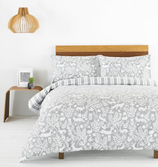 Conjunto de edredón Skandi Woodland Gris - Image 1