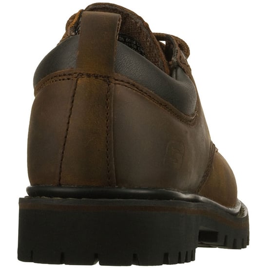 Skechers Mens Tom Cats Lace Up Padded Thick Leather Oxford Shoes - Image 4