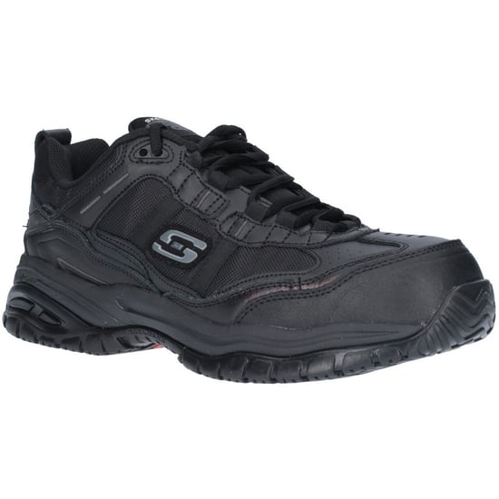 Skechers Mens Soft Stride Relaxed Fit Laced Safety Shoes - Image 1