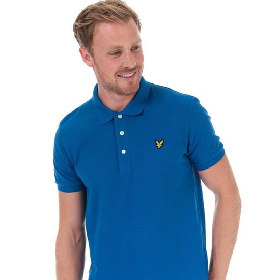 Camisa Polo Sólida para Hombre Lyle And Scott en Azul - Image 5