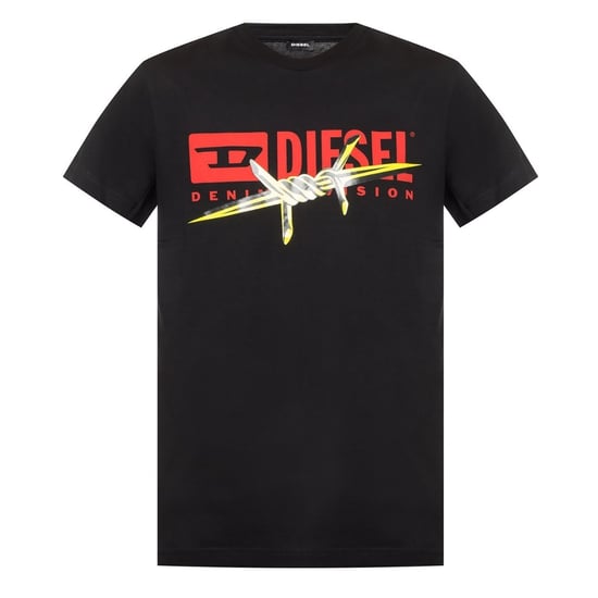 Diesel T-Diego-BX2 Barb Wire Logo Black T-Shirt