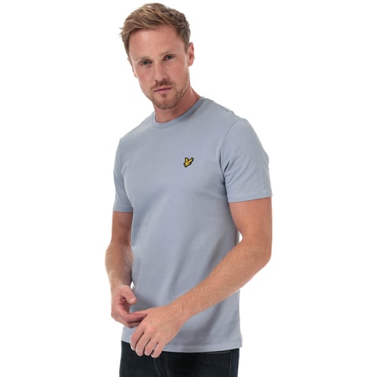 Men's Lyle And Scott Plain T-Shirt in Light Blue - Image 1