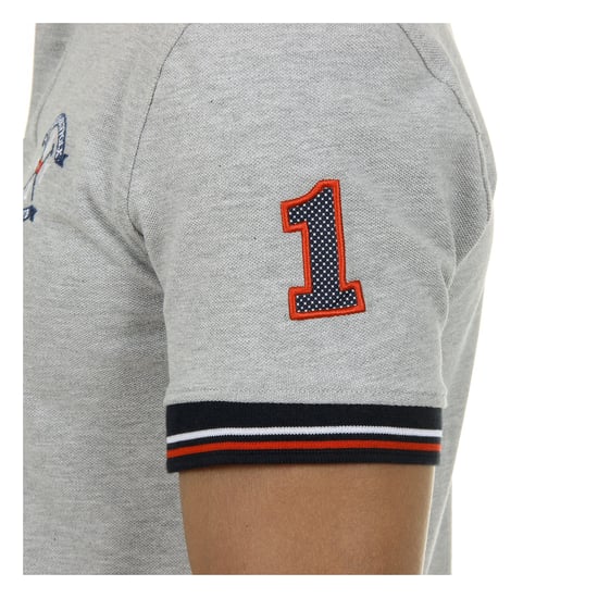 Ufford & Suffolk Polo Club Mens Polo Short Sleeves Grey NOTTE