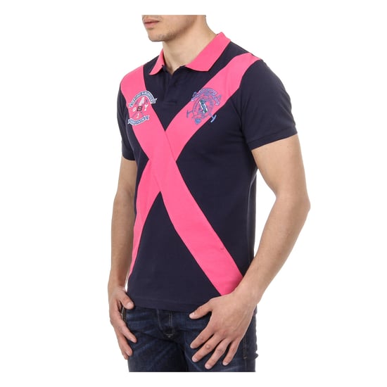 Ufford & Suffolk Polo Club Mens Polo Short Sleeves US003 INDIGO