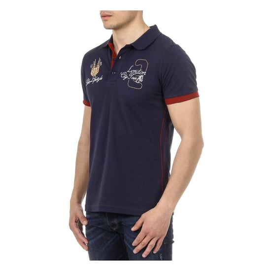Ufford & Suffolk Polo Club Mens Polo Short Sleeves US005 NAVY BLUE