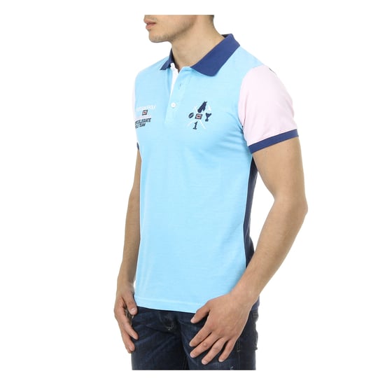 Ufford & Suffolk Polo Club Mens Polo Short Sleeves US009 TURQUOISE