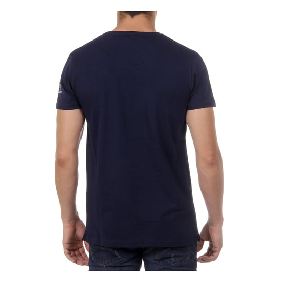 Ufford & Suffolk Polo Club Mens T-Shirt Short Sleeves Round Neck US028 NAVY BLUE