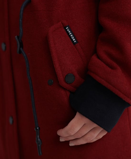 Superdry Wool Parka Jacket