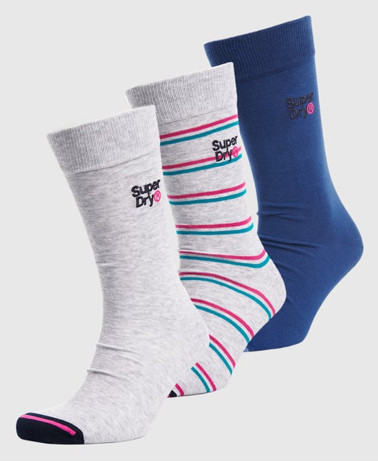 Superdry Organic Cotton City Sock Triple Pack - Image 1