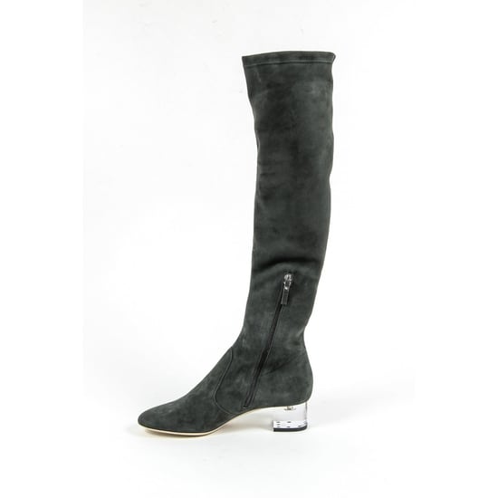 V 1969 Italia Womens High Boot 3123667 CAMOSCIO VERDE FERMO