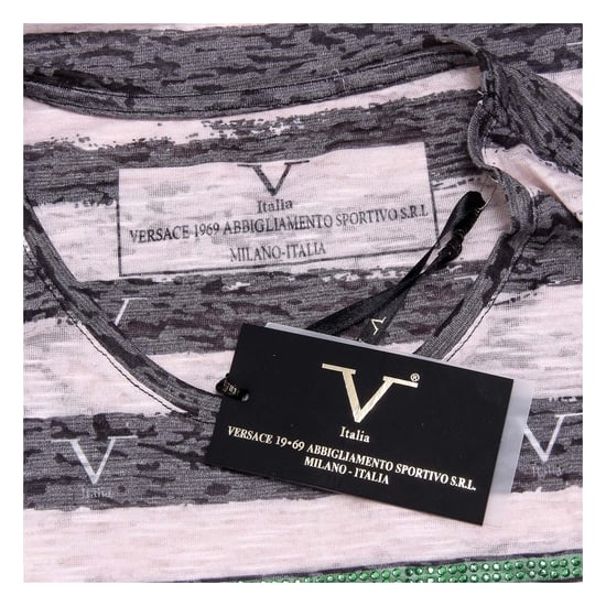 V 1969 Italia Womens T-shirt Short Sleeves Round Neck Multicolor CHARLOTTE
