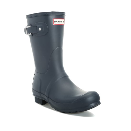Women's Hunter Original Short Wellington Boots in Navy - Image 2