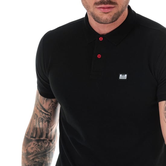 Men's Weekend Offender Barnum Polo Shirt in Black