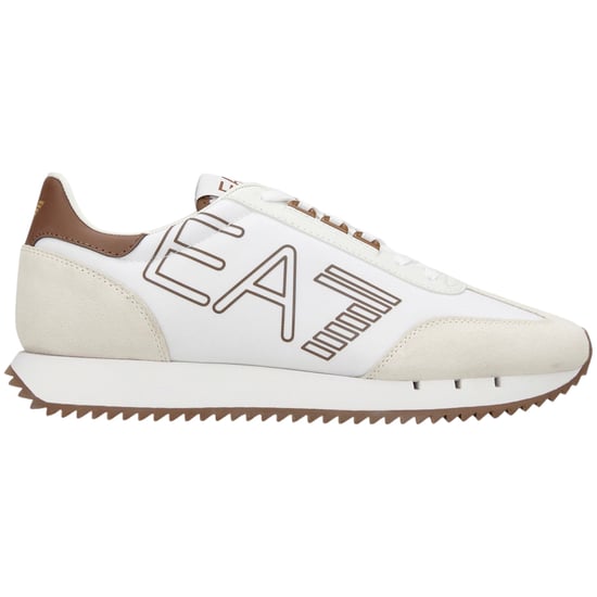 EA7 Emporio Armani Zapatillas de hombre con logo estampado, cómodas, estilo clásico, con cordones - Image 2