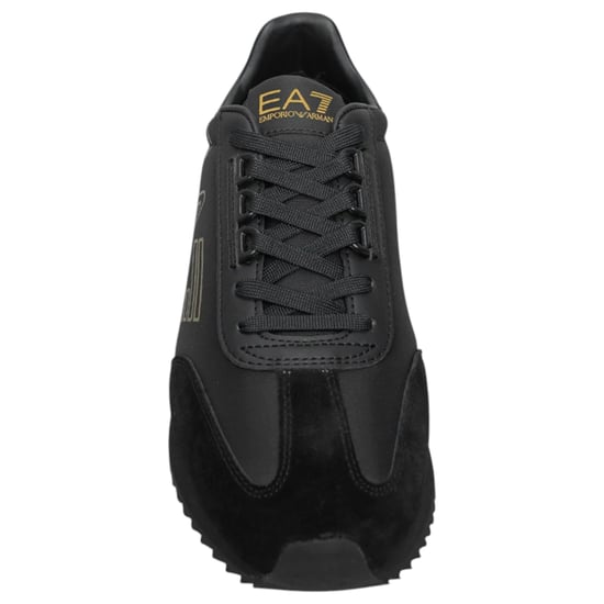 EA7 Emporio Armani Zapatillas de hombre con estampado de logotipo, cómodas, estilo clásico, con cordones - Image 3